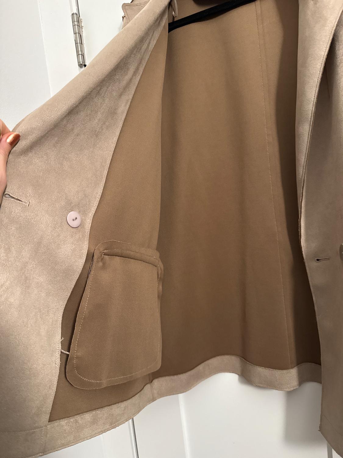 FAUX SUEDE BLAZER - Image 3