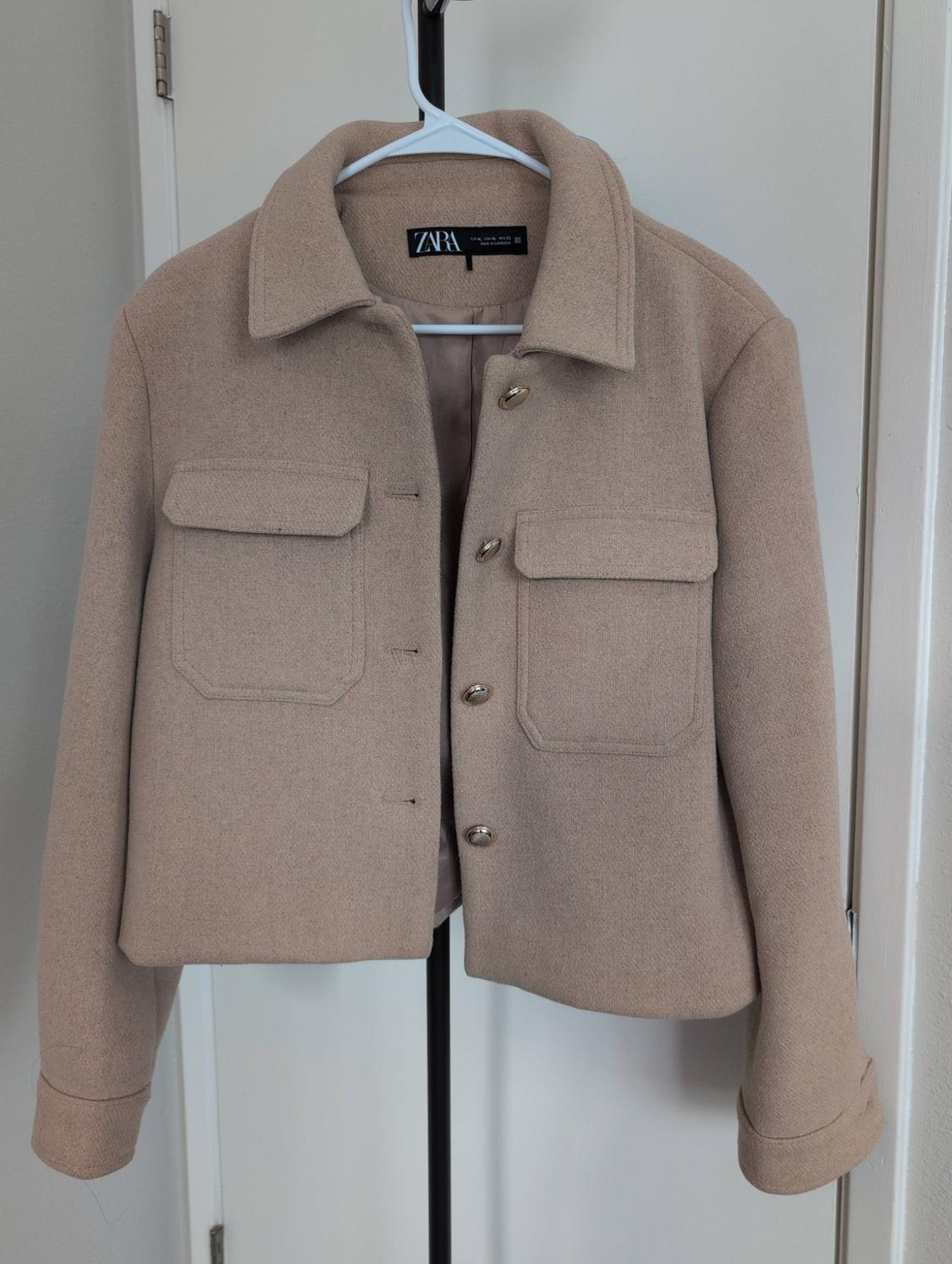 SHORT WOOL BLEND JACKET - Image 4