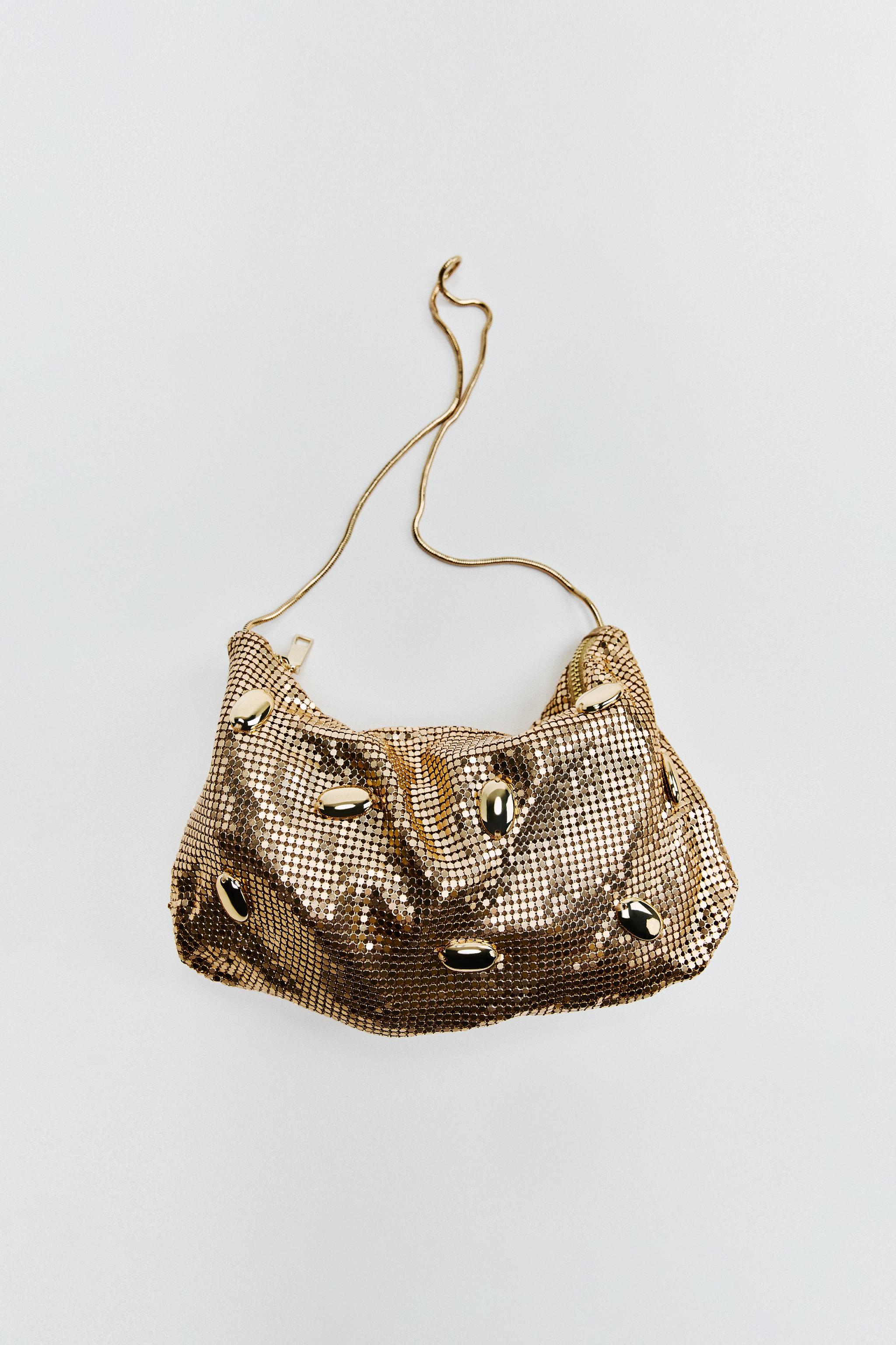 Zara embellished bag sale