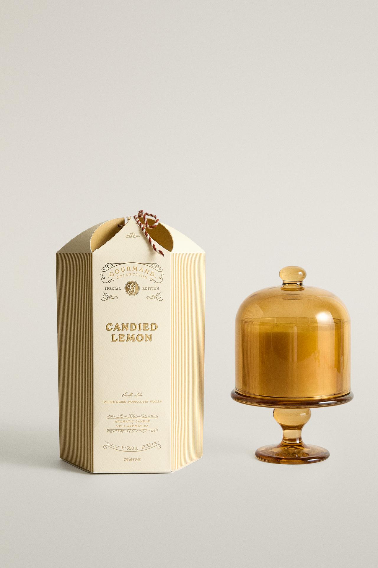 (350 G) SCENTED CANDLE CANDIED LEMON
