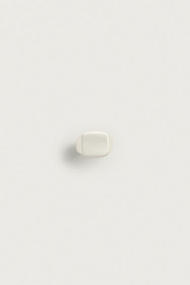 METAL SIGNET RING - Silver by Zara