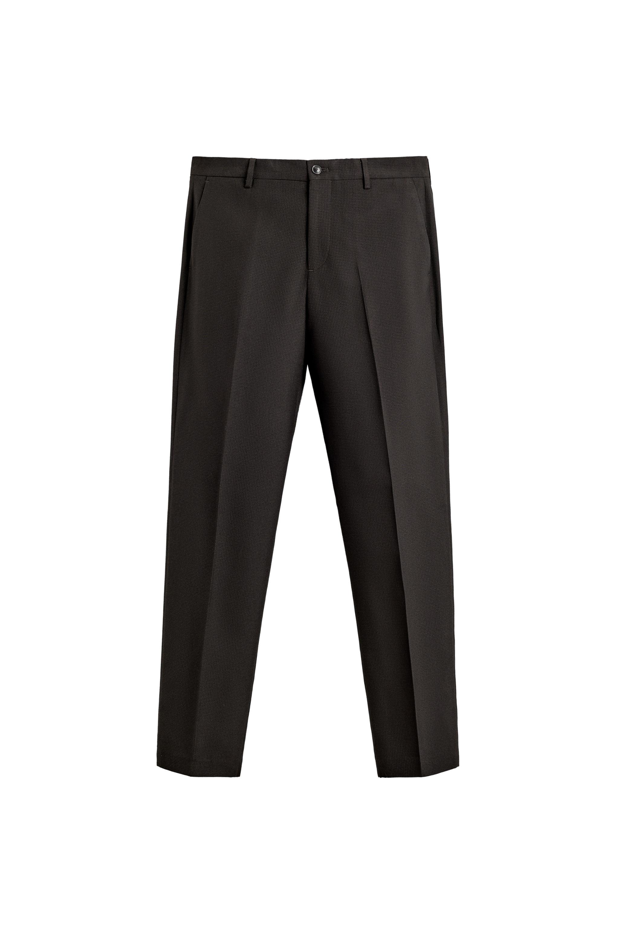 HOUNDSTOOTH SUIT TROUSERS