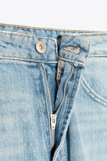 TRF BAGGY BALLOON MID-WAIST JEANS - Light blue by Zara - Image 7