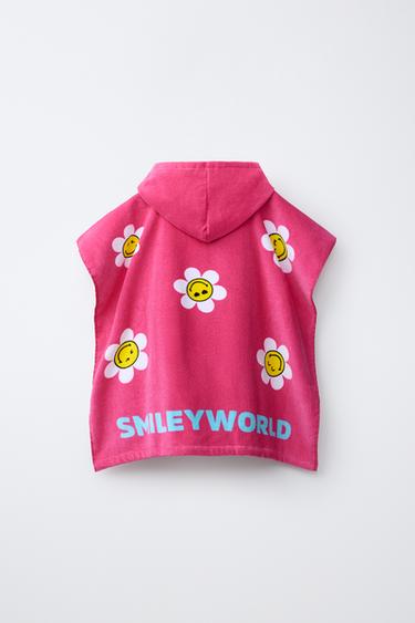 PONCHO SERVIETTE SMILEYWORLD ® - Fuchsia de Zara - Image 1