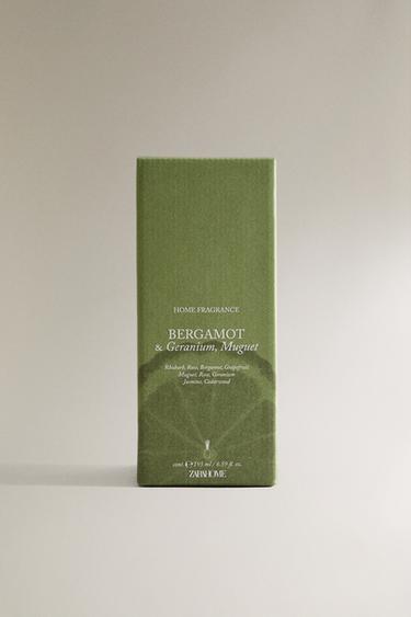 (195 ML) BERGAMOT & GERANIUM, MUGUET SCENTED REED DIFFUSERS - Green / Grass by Zara - Image 4