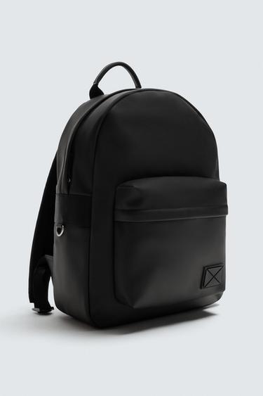 RUBBERISED BACKPACK - Black by Zara - Image 1
