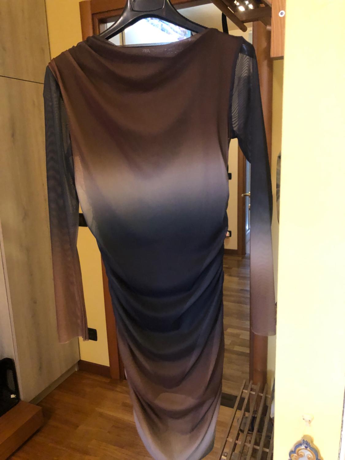 PRINTED TULLE DRESS - Image 2