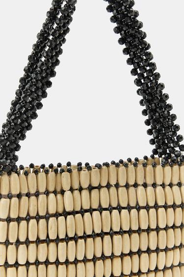 MINI SAC BOULES EN BOIS - Beige clair de Zara - Image 2