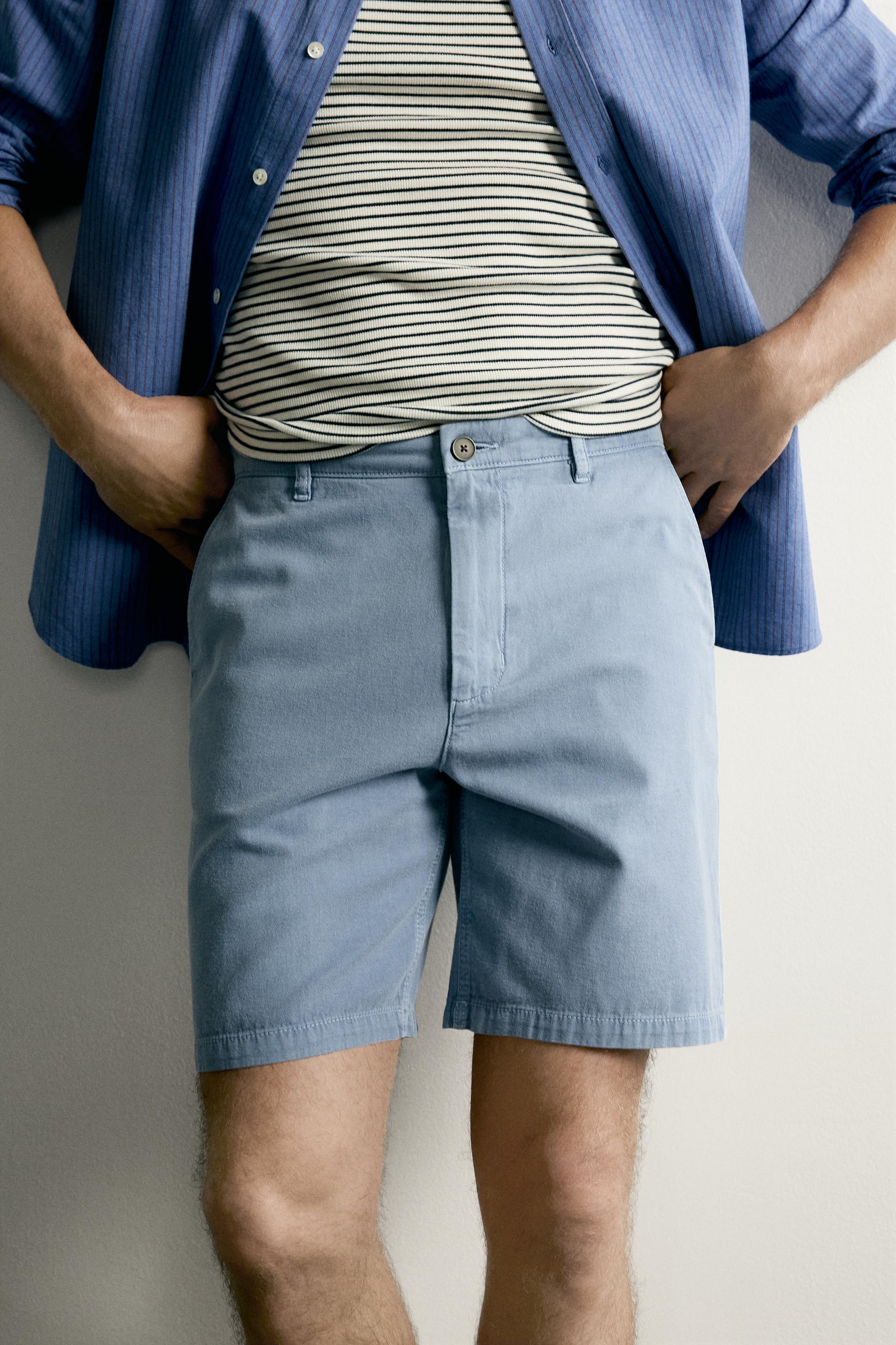 WASHED REGULAR FIT SHORTS