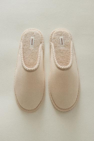MULES COTON - Marron sable de Zara - Image 5