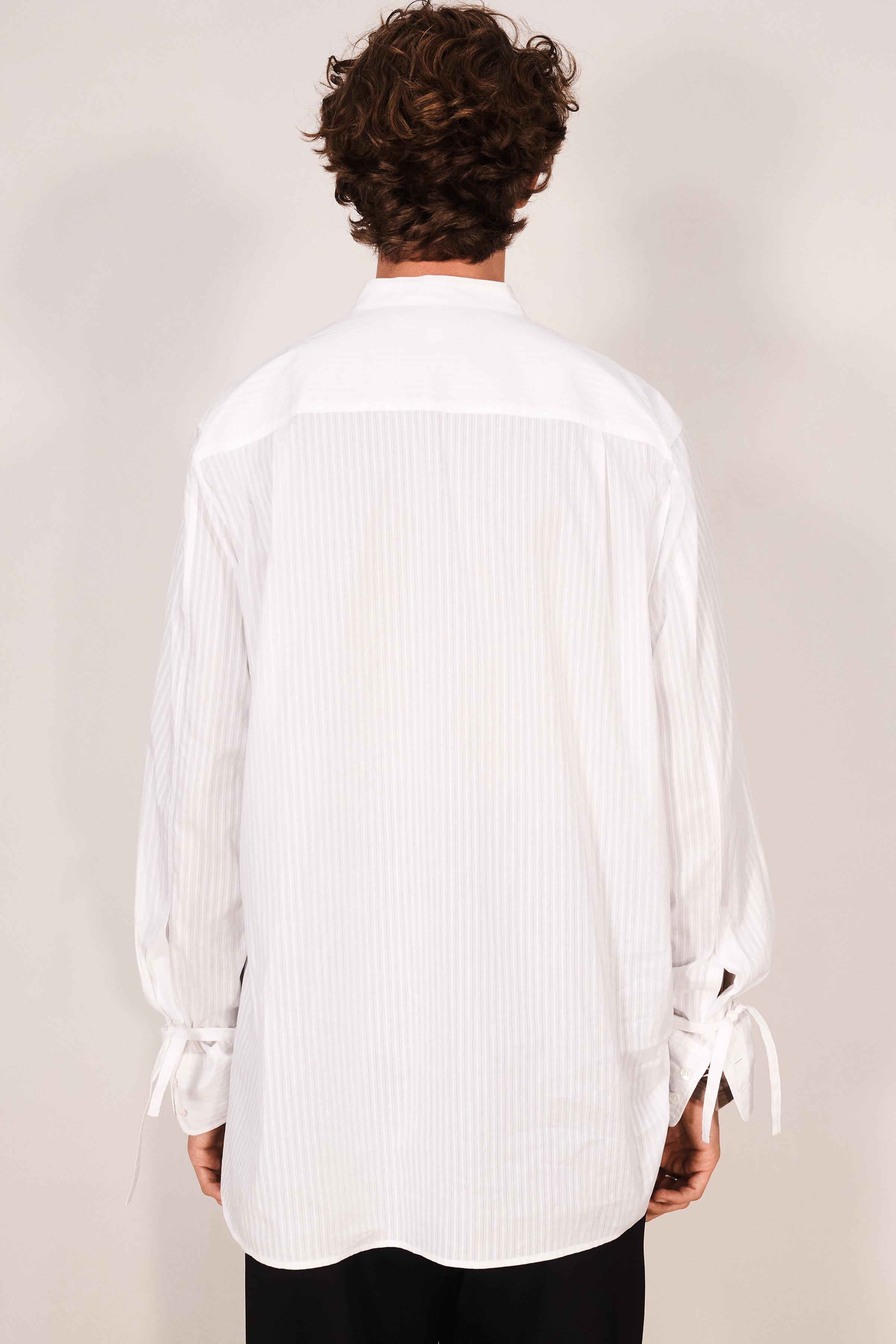 CHEMISE RELAXED FIT PLASTRON CONTRASTE