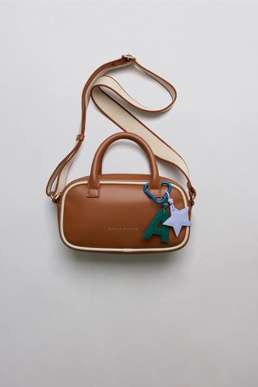 CHARM CROSSBODY BAG - Brown by Zara