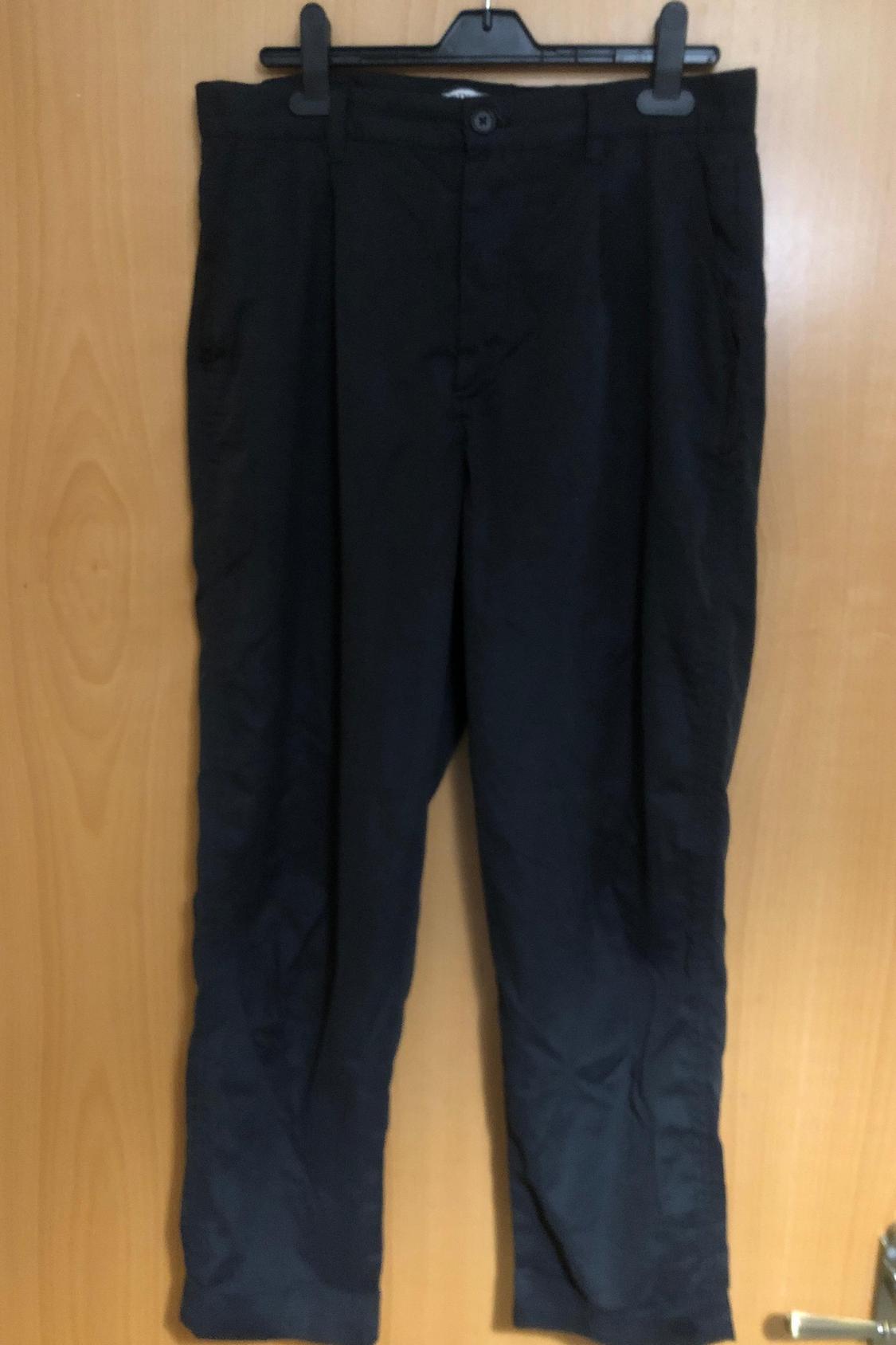 PLEATED CHINO TROUSERS