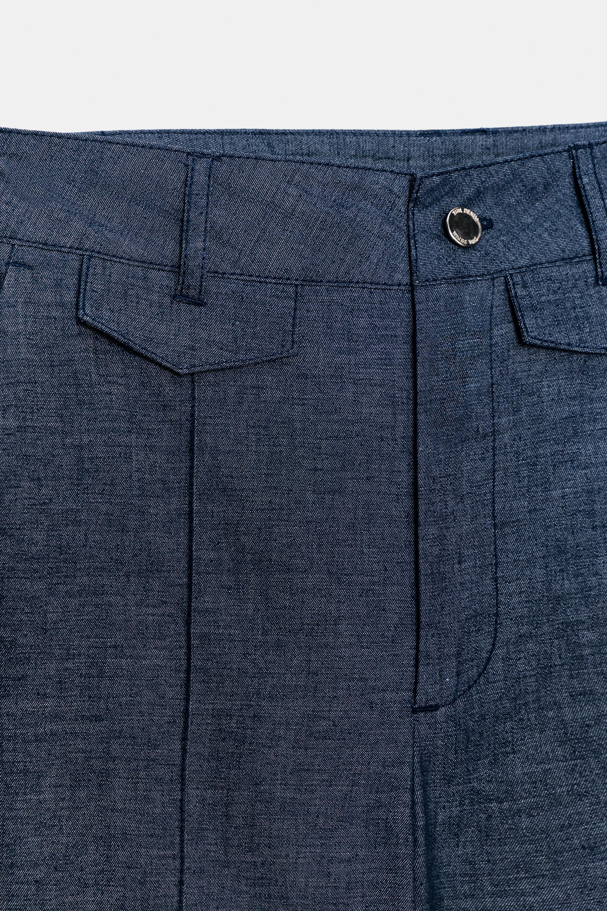 KETEN CULOTTE PANTOLON - Görsel 8