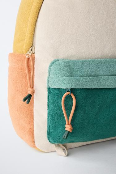 TOWELLING BACKPACK - Ice by Zara - Image 2