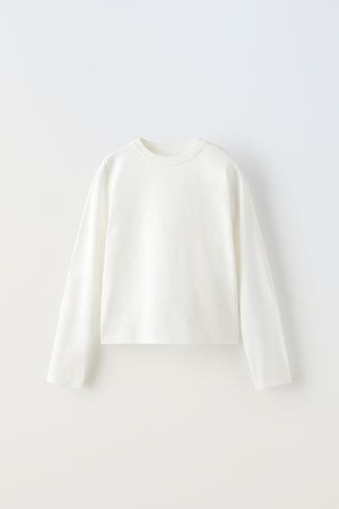 Zara PLAIN SHIRT - Oyster-white