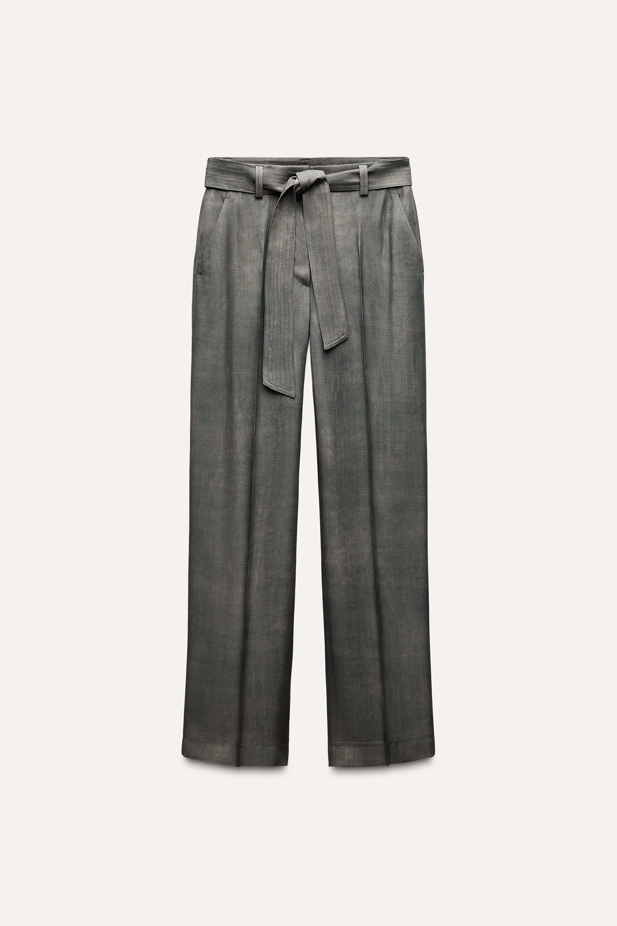 ZHYTOMIR DOUBLE BELTED PANTS — K M by L A N G E