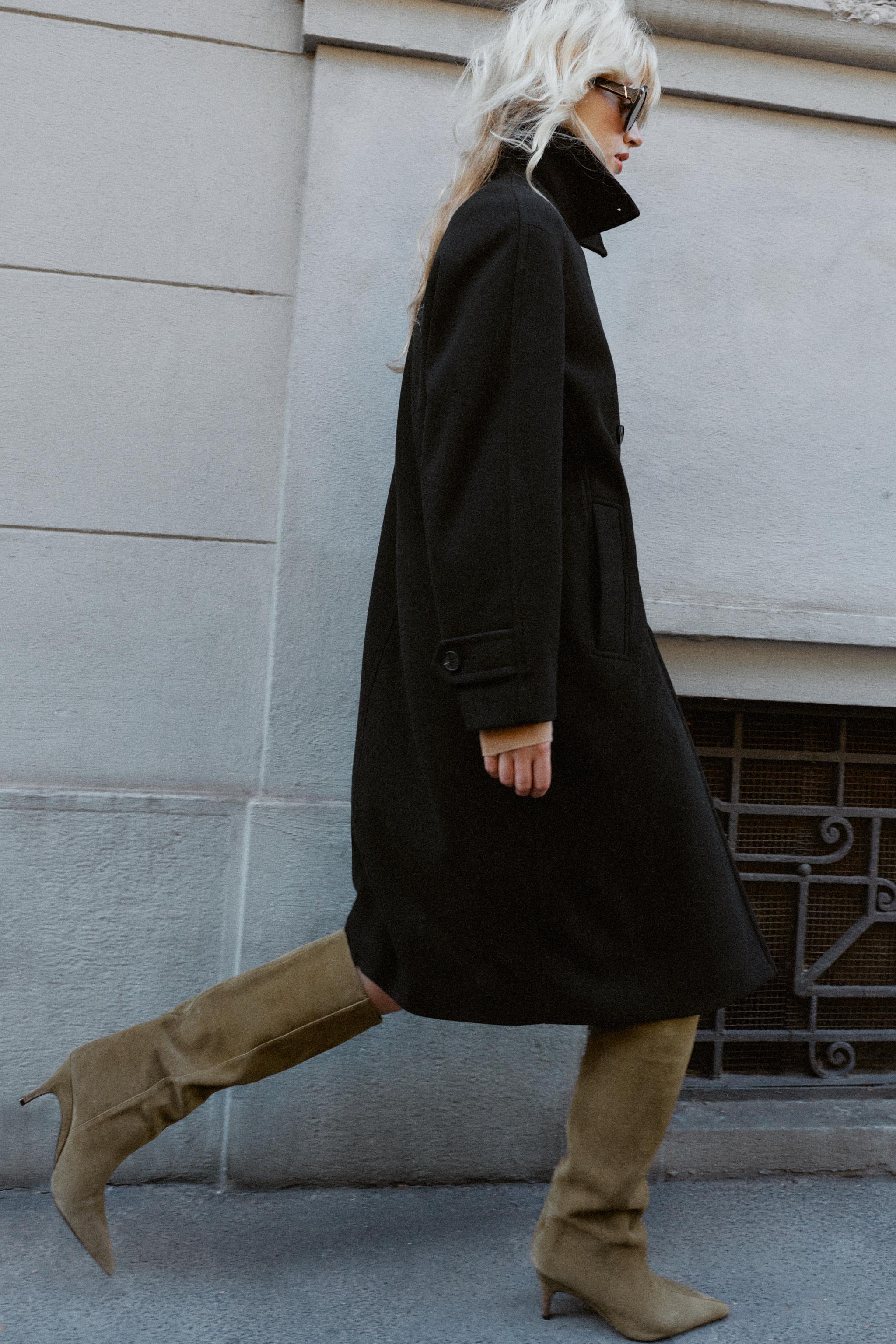 SPLIT SUEDE HEELED BOOTS