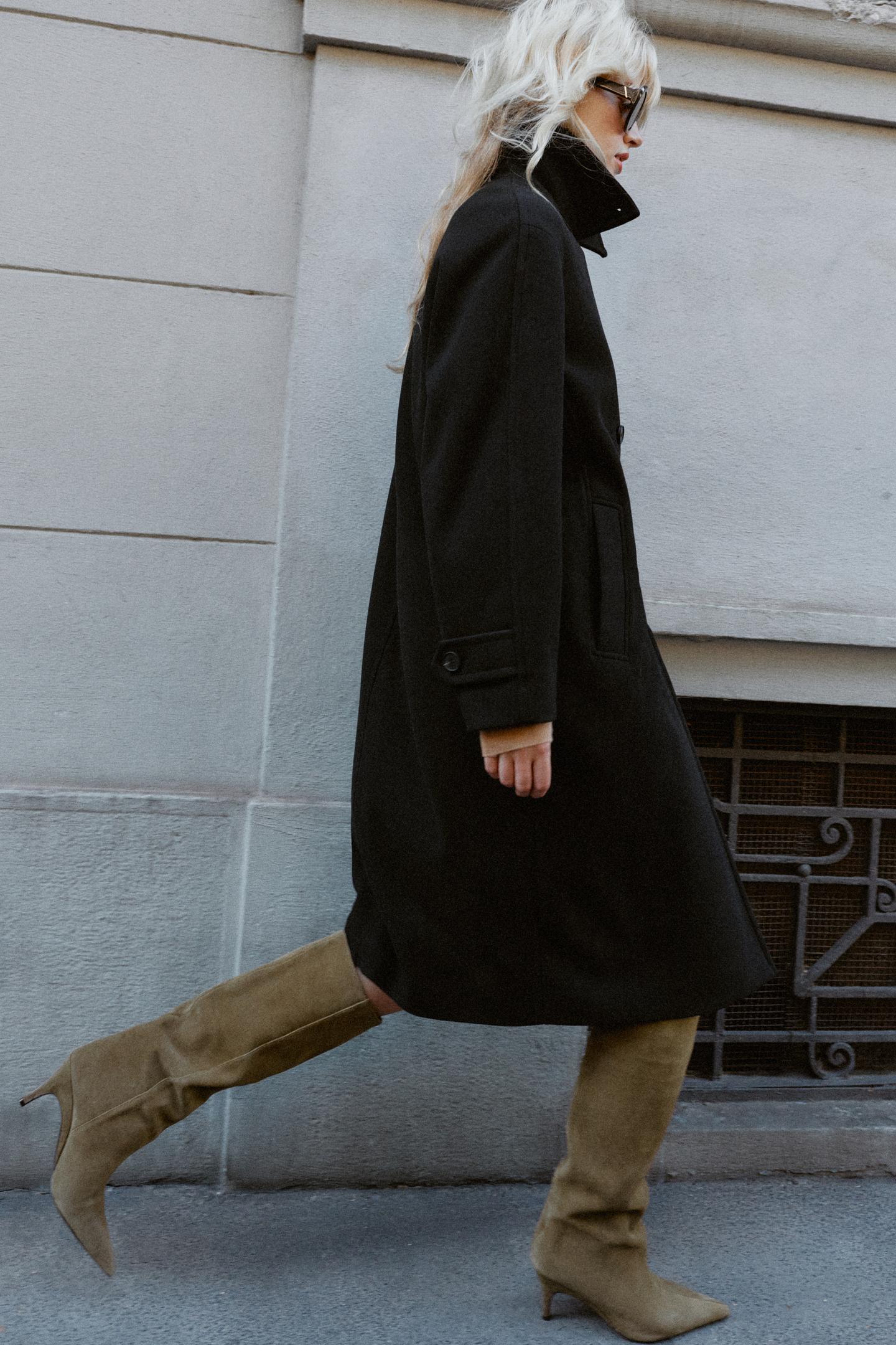 Женские ботинки Zara Suede Heeled, цвет: Серо-коричневый серый — фото 2