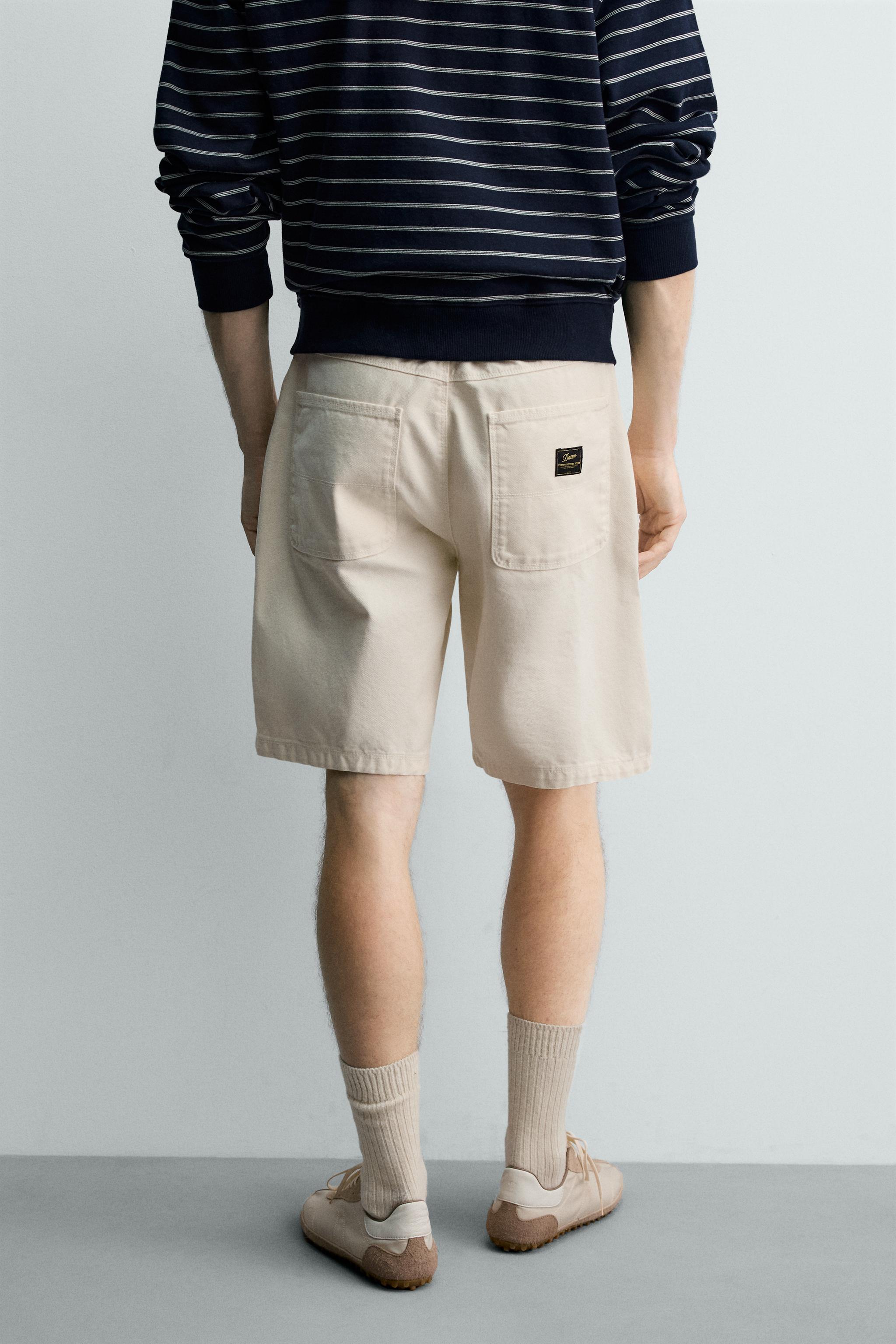 STRAIGHT FIT POCKET SHORTS