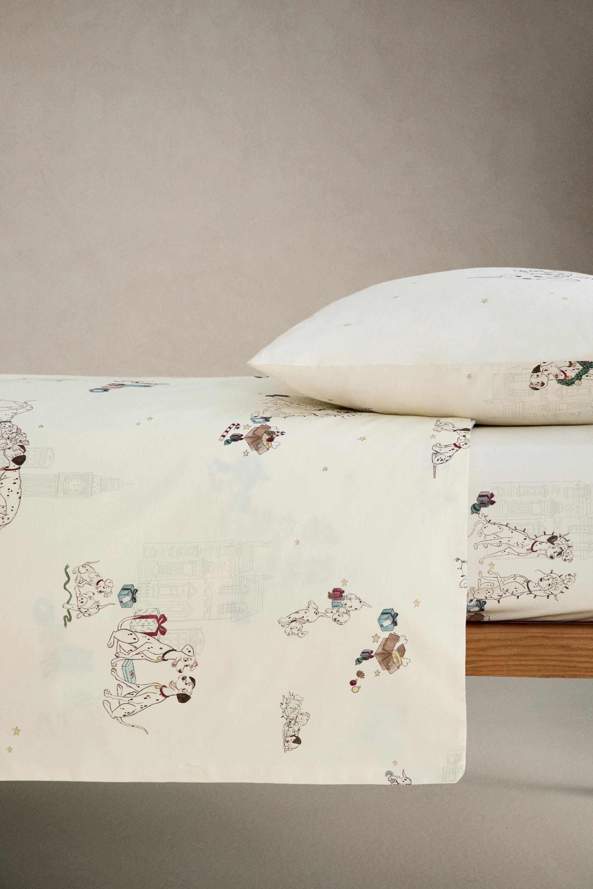 KIDS' COTTON CHRISTMAS DUVET COVER (200 THREAD COUNT) 101 DALMATIANS ©DISNEY