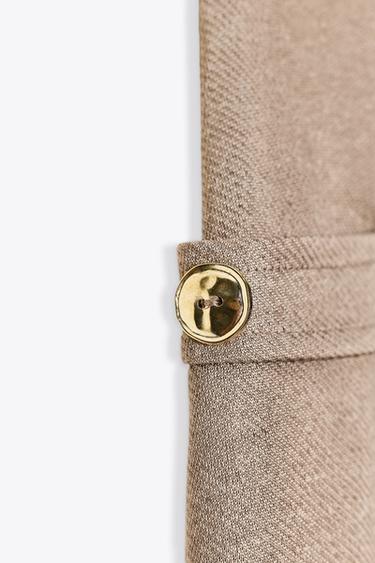 TWILL TROUSERS WITH POCKETS - Beige by Zara - Image 7
