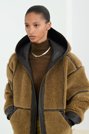 FN KNT TRTL NCK - Dark khaki by Zara