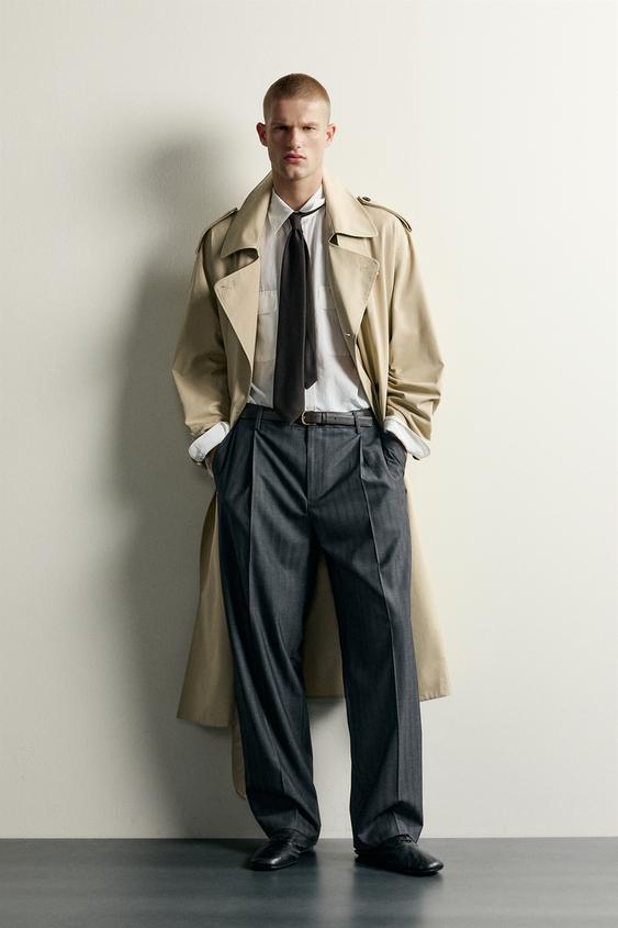 TRENCH RELAX FIT - Beige de Zara - Imagen 0