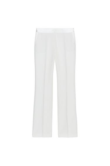 БРЮКИ К СМОКИНГУ — ЖЕЛТОВАТО-БЕЛЫЙ от Zara