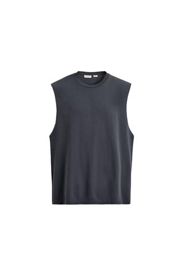 TANK-TOP – LEICHTGEWICHT - Blau verwaschen von Zara