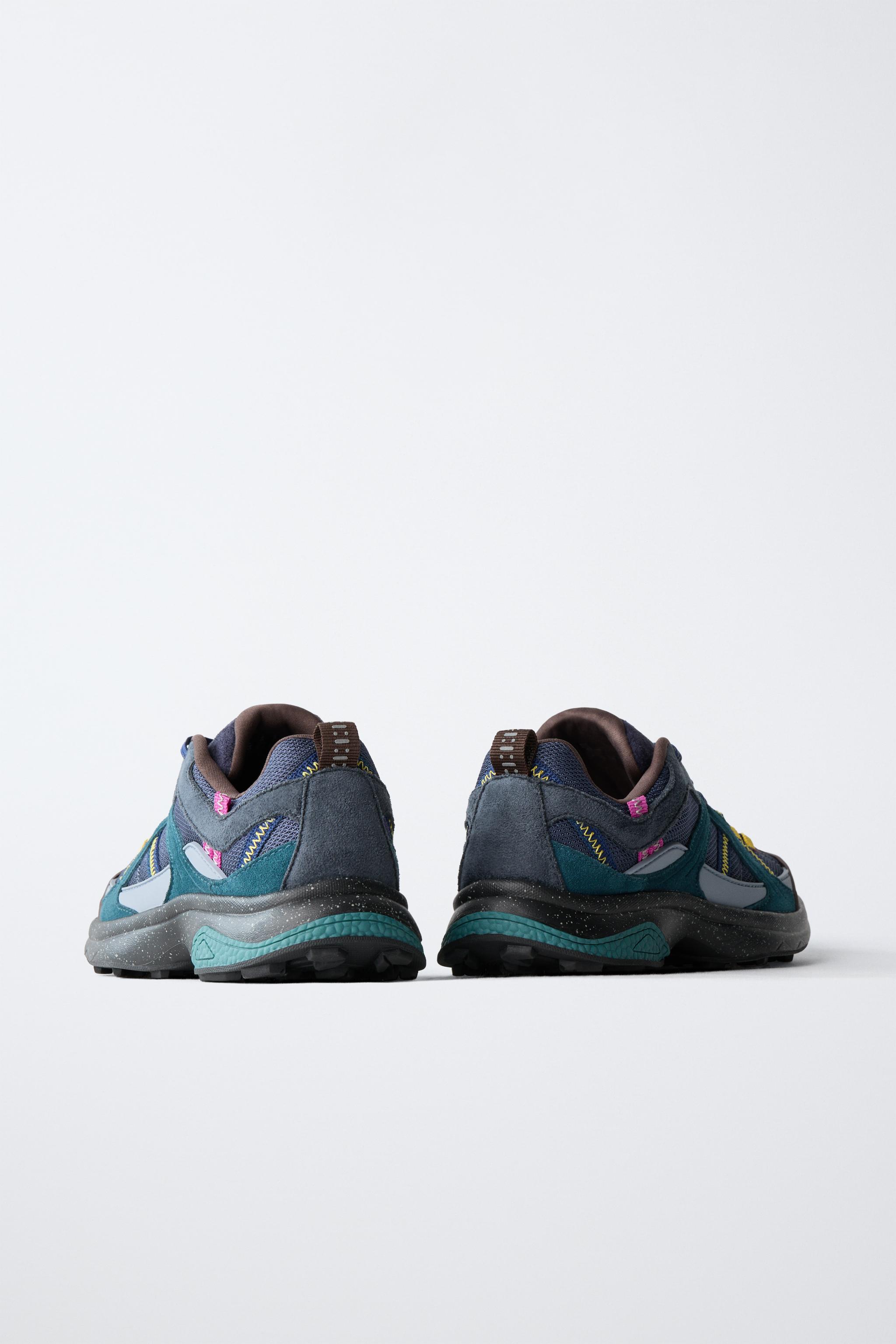 Детские кроссовки Zara MULTI-PANEL SNEAKERS — фото 6