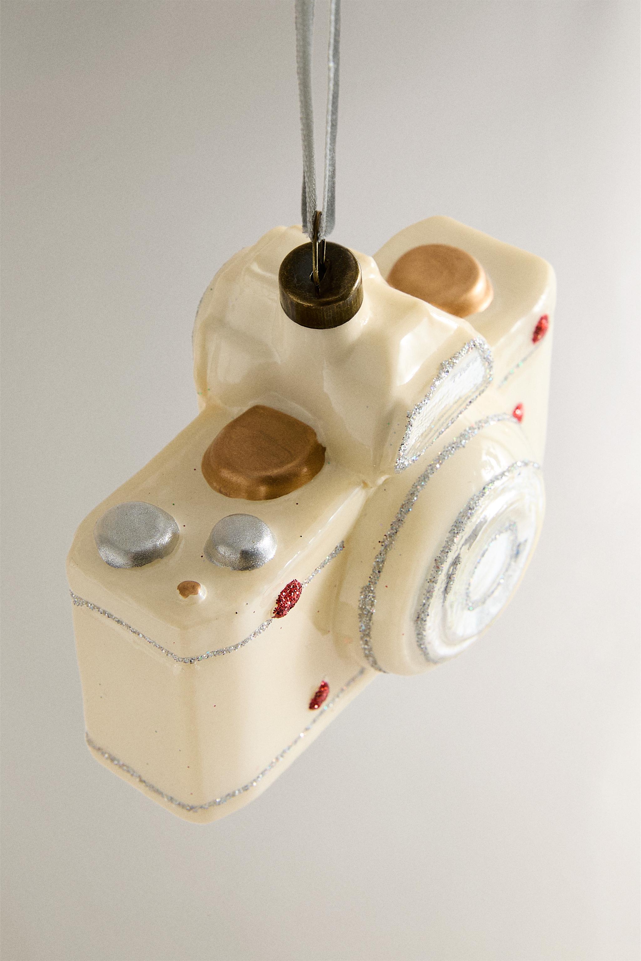 CAMERA CHRISTMAS TREE ORNAMENT