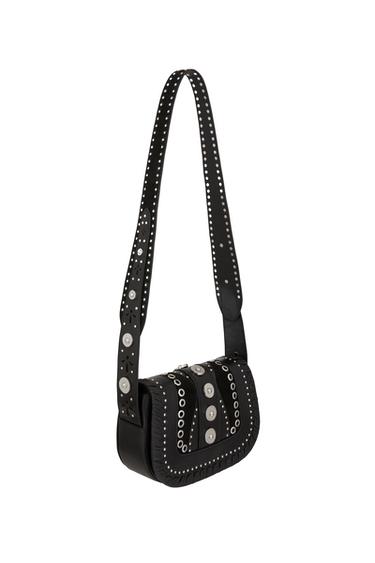 STUDDED LEATHER CROSSBODY BAG LIMITED EDITION