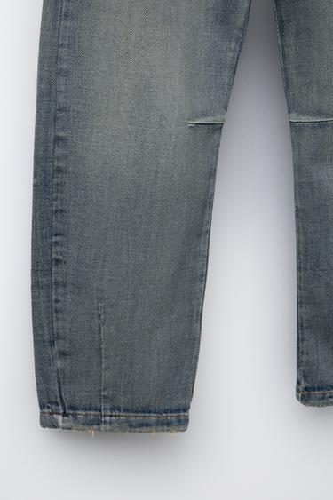 RELAXED FIT BALLOON JEANS - Blue by Zara - Image 3
