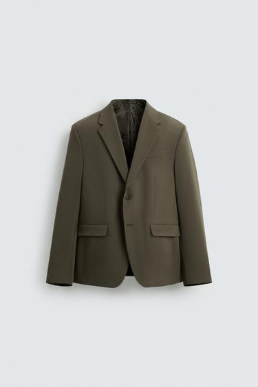 BLAZER TRAJE CONFORT - Marrón de Zara
