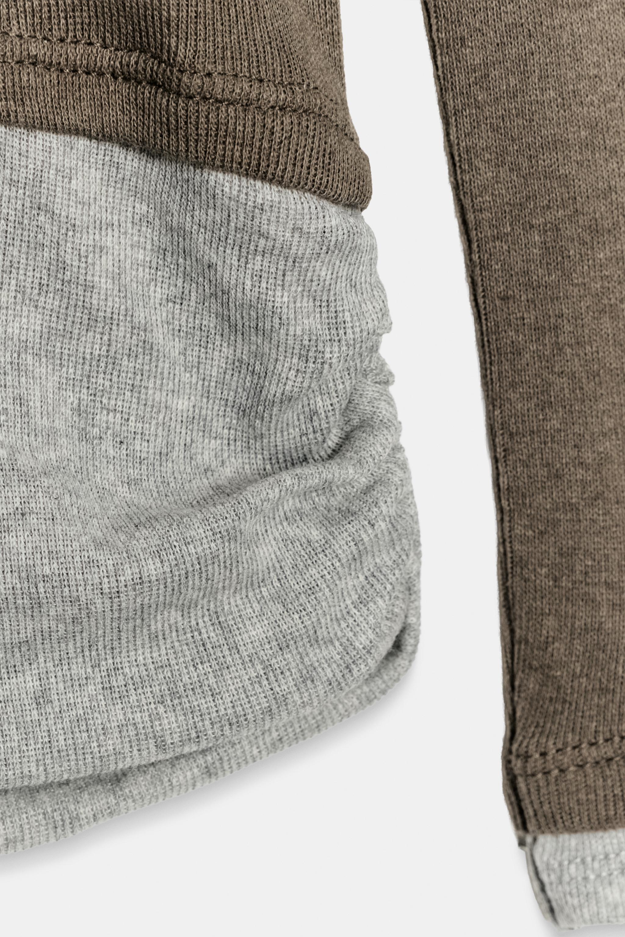 TRIPLE MOCK NECK T-SHIRT