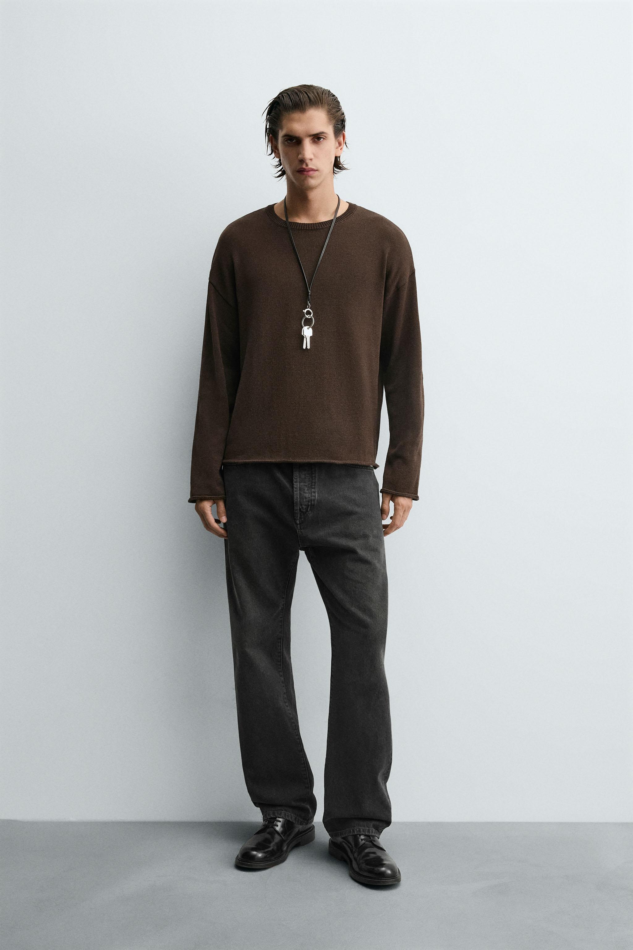 【限定値下げ】ZARA グラフィックプリント クルーネックセーター グラフィックプリント柄セーター © OTIS KWAME KYE QUAICOE