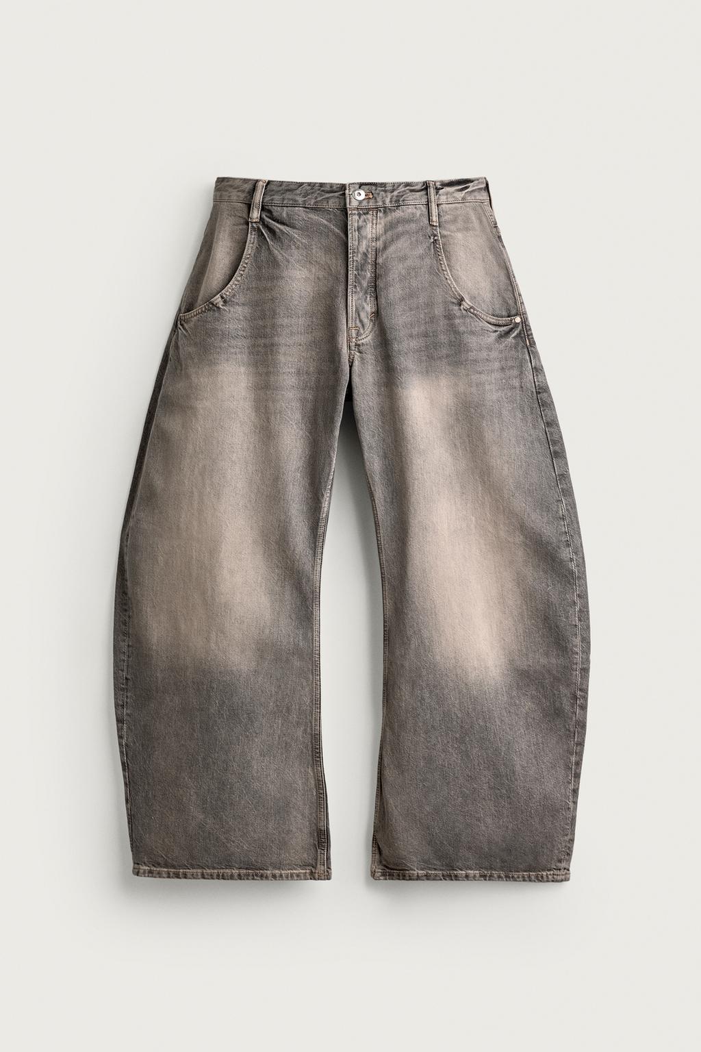 LOOSE BARREL FIT JEANS