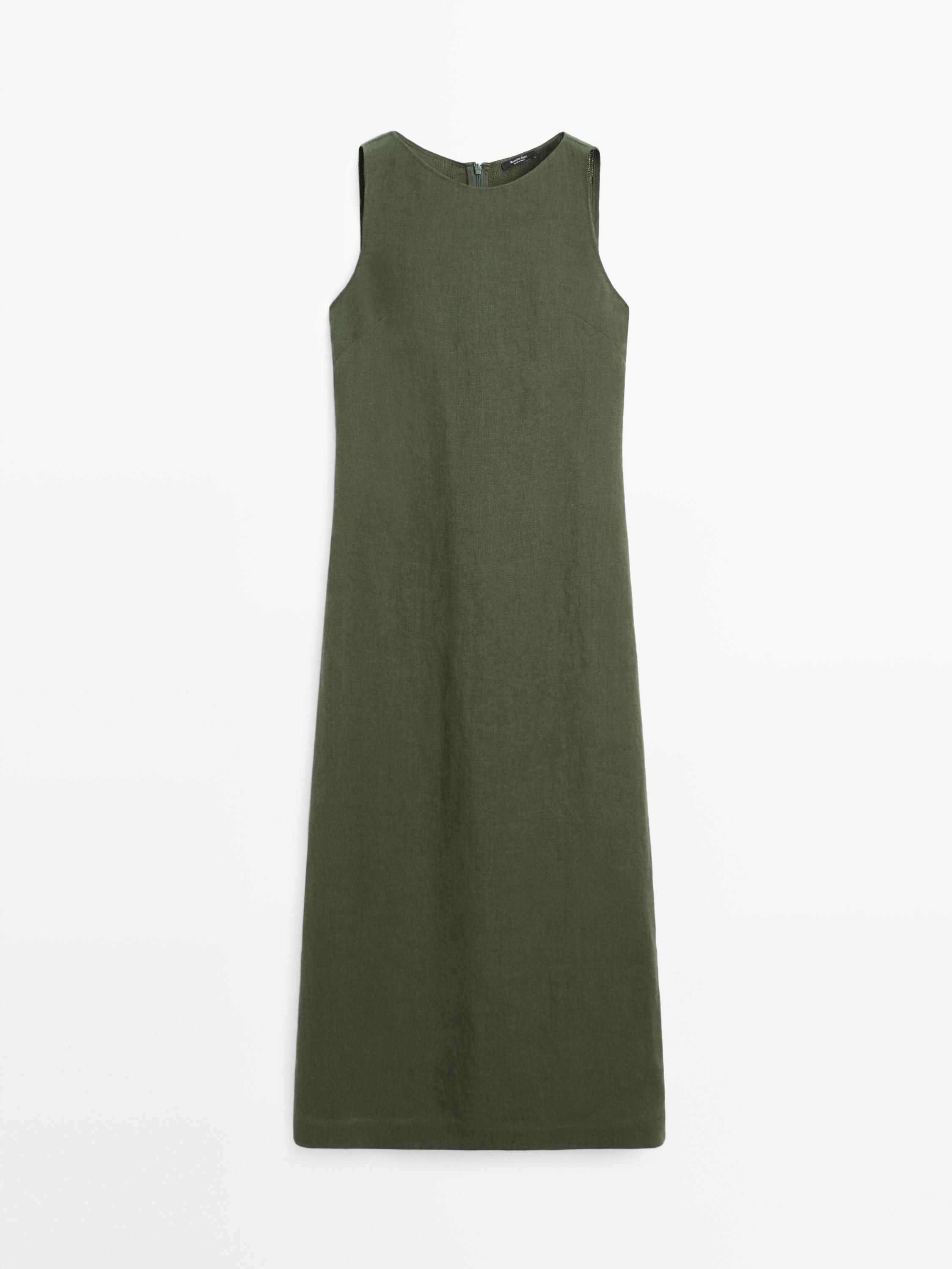 Robe longue en lin