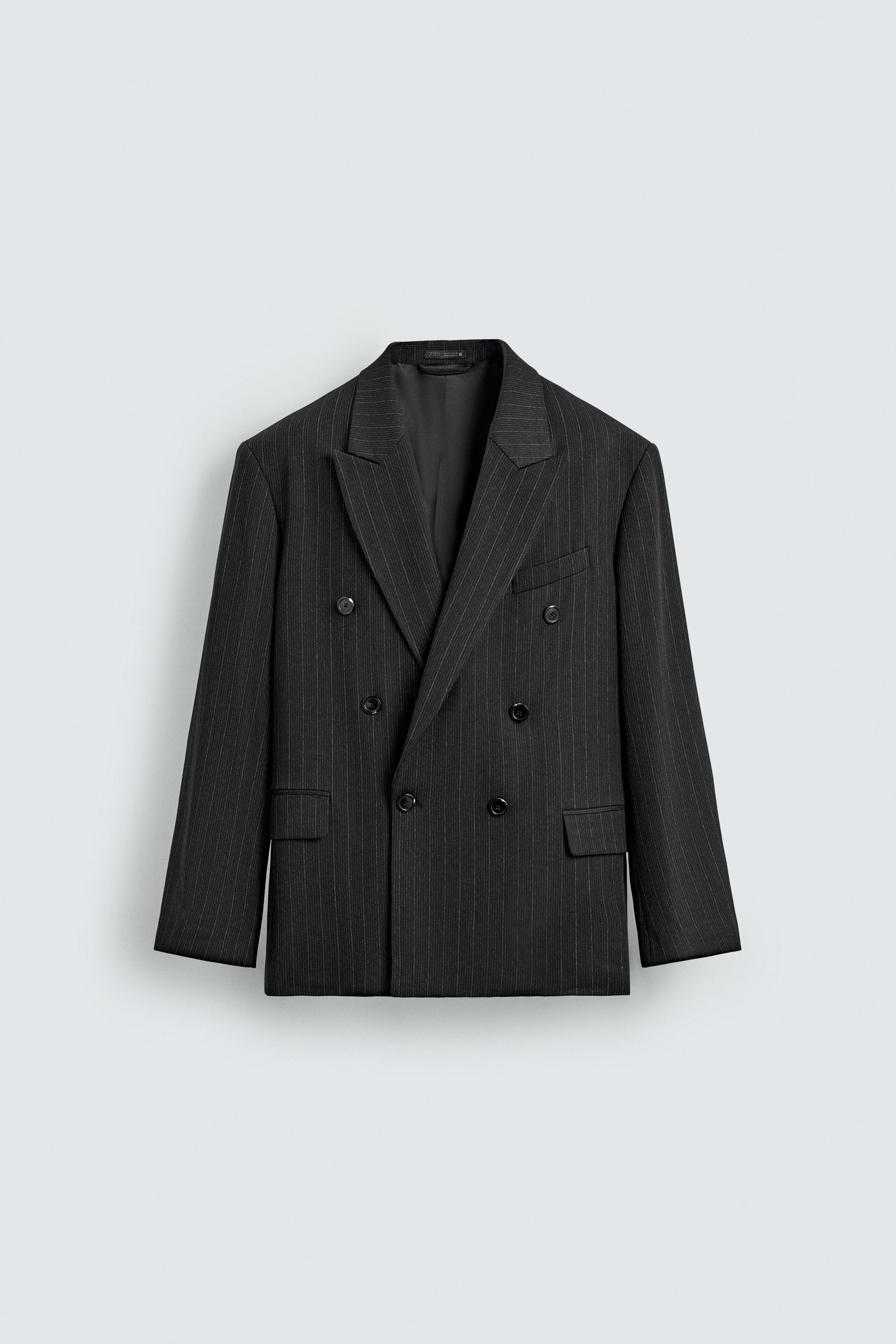 ✨新品タグ付き✨ZARA 紺ブレ ダブルブレスト L テーラードジャケット ZARAザラ テーラードダブルブレストブレザー M - メルカリ