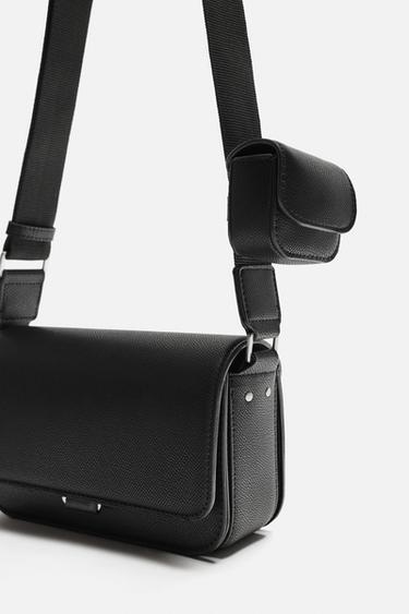 SAC BANDOULIÈRE TEXTURÉ - Noir de Zara - Image 4