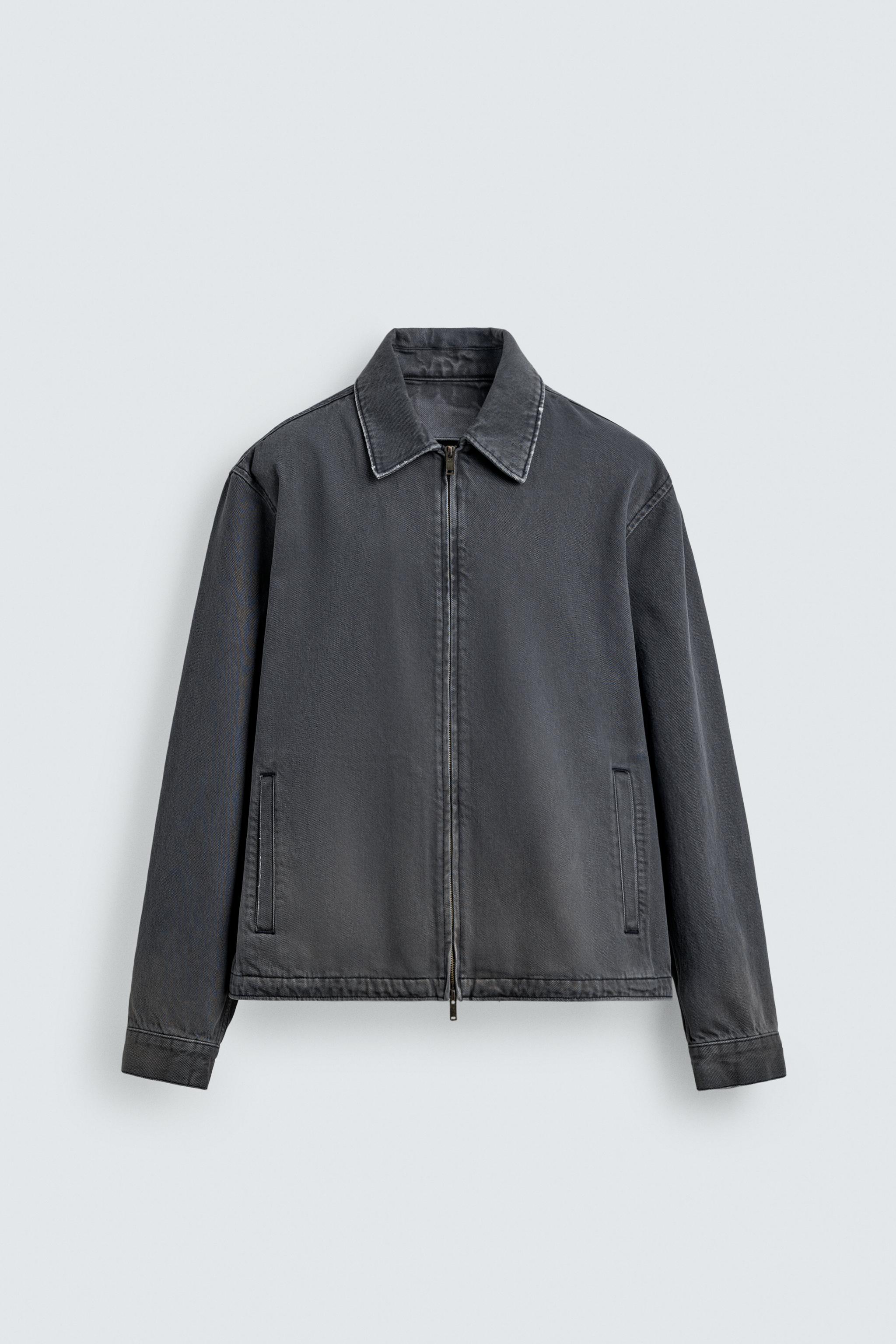 VESTE EN JEAN REGULAR FIT ZIPPÉE