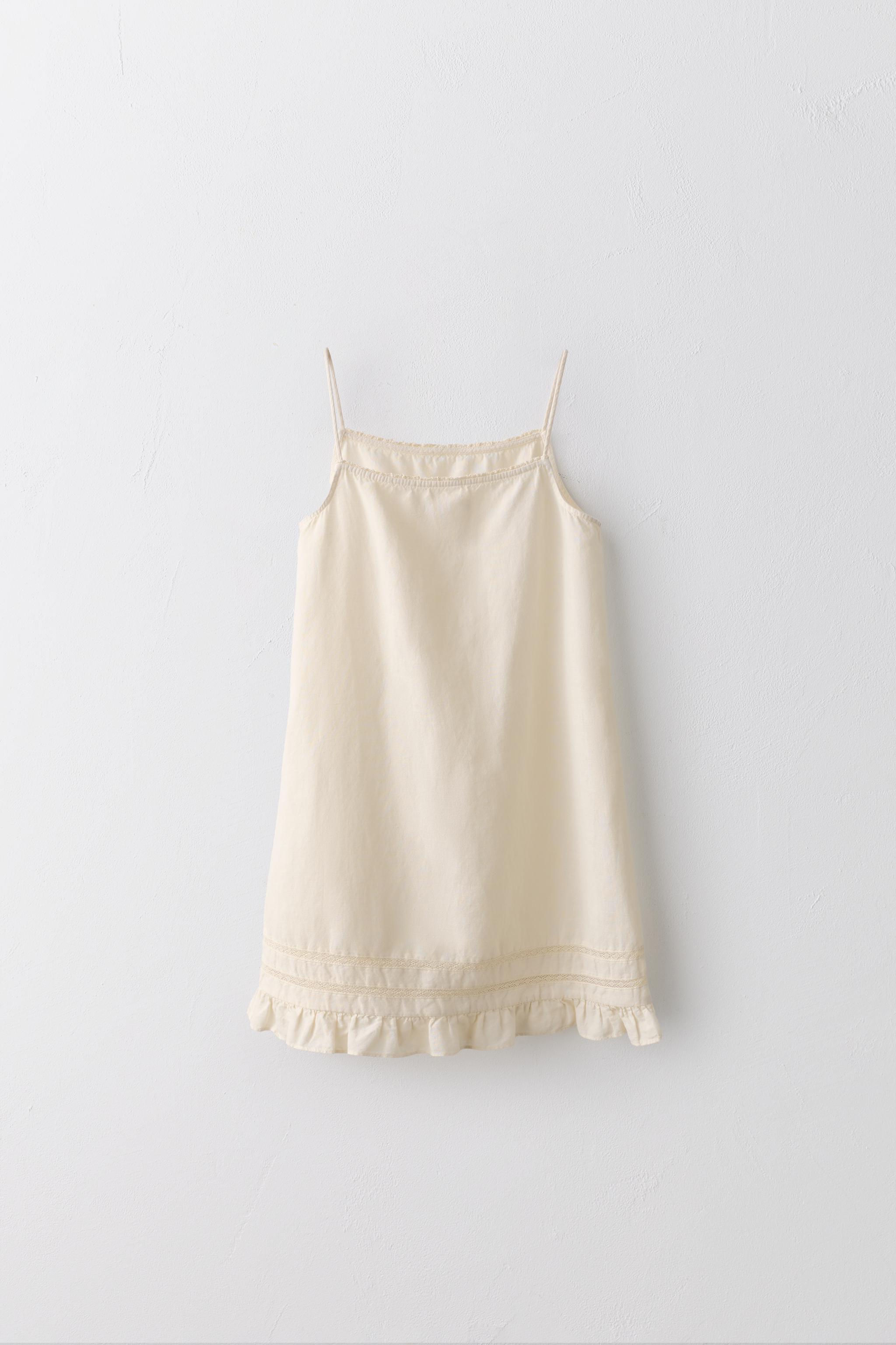 2-5 YEARS / LIMITED EDITION LINEN COTTON TUNIC DRESS