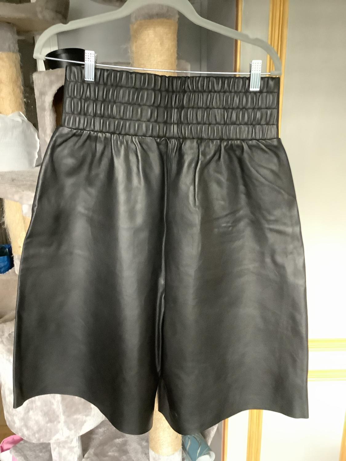 LEATHER BERMUDA SHORTS X STEFANO PILATI - Image 5
