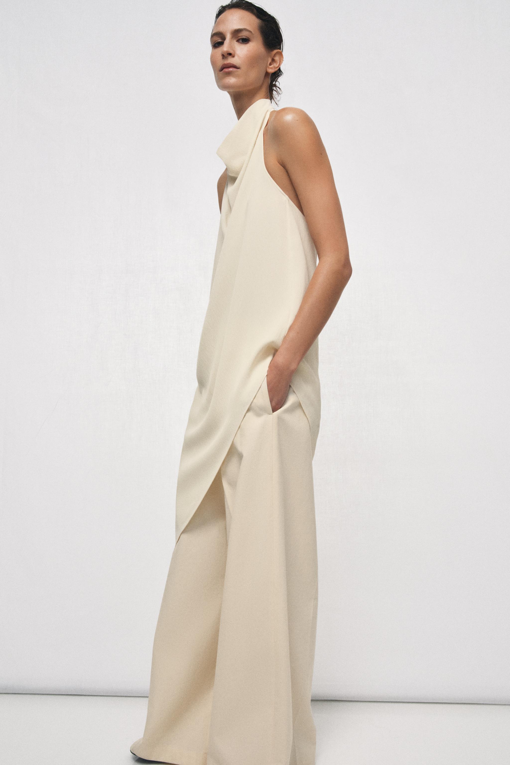 ZW COLLECTION PLEATED WIDE LEG PANTS