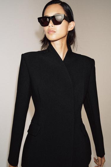 BLAZER AJUSTÉE COLLECTION ZW - Noir de Zara - Image 3