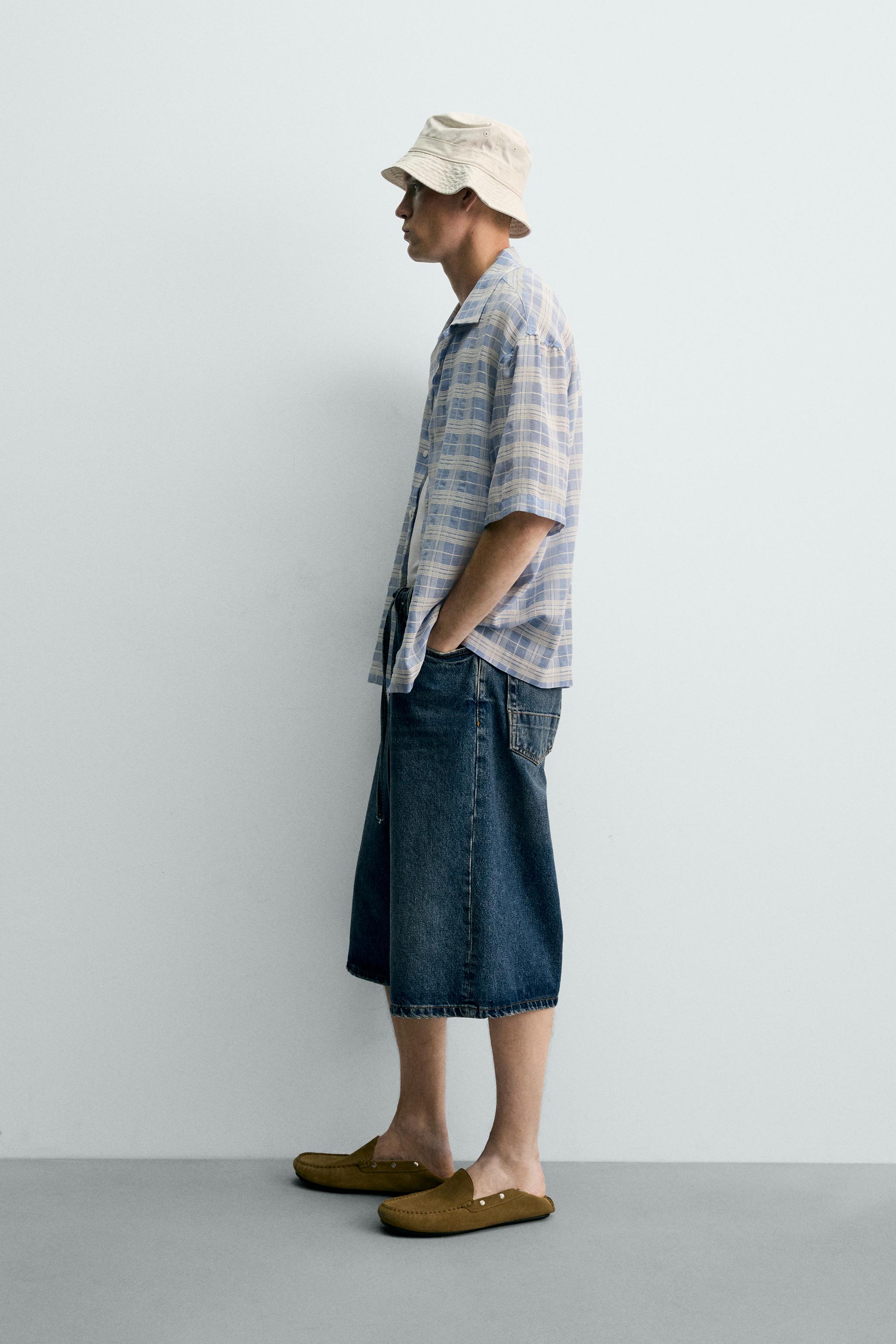CHEMISE EN JACQUARD À CARREAUX