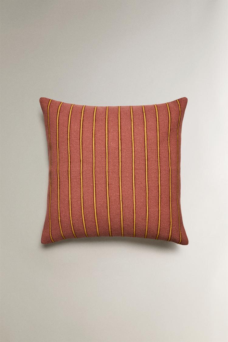 ZARA STRIPED CUSHION COVER