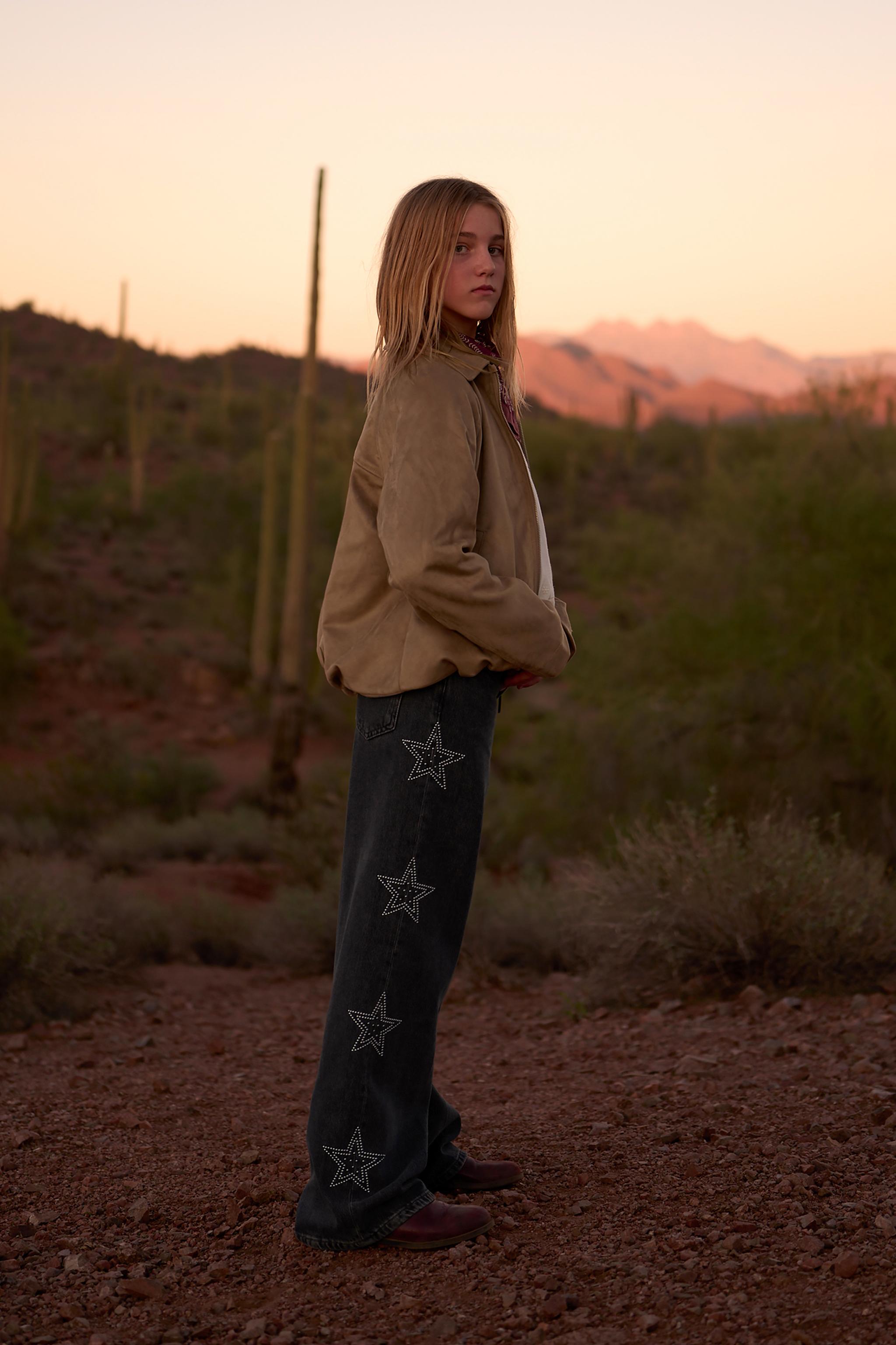 FAUX SUEDE BALLOON JACKET