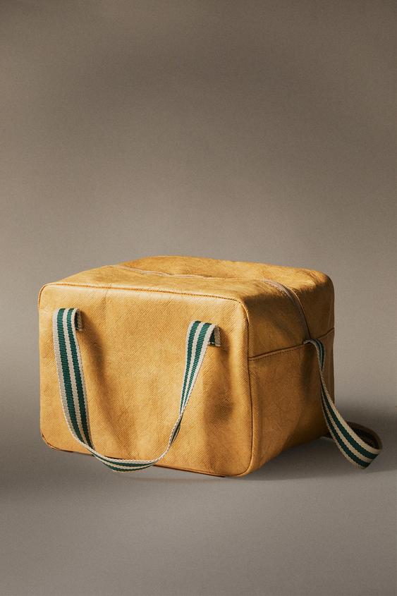 PORTABLE PAPEREFFECT THERMAL LUNCH BOX Brown ZARA United States